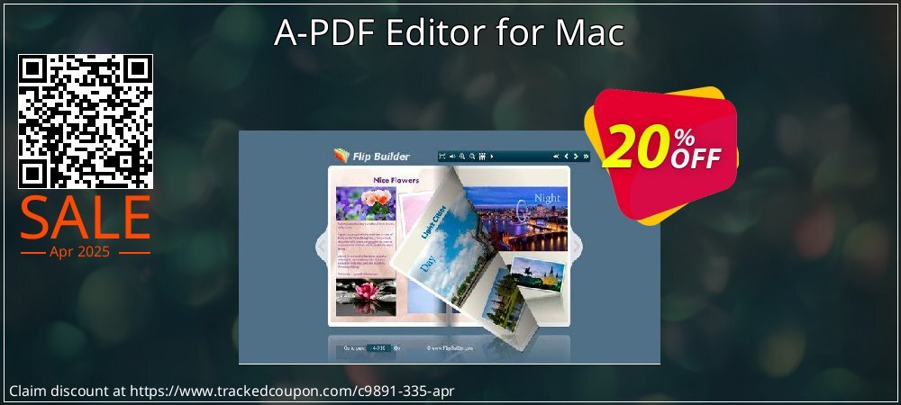 A-PDF Editor for Mac coupon on National Walking Day offering discount