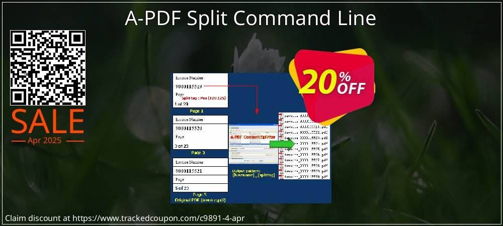 A-PDF Split Command Line coupon on National Smile Day discounts