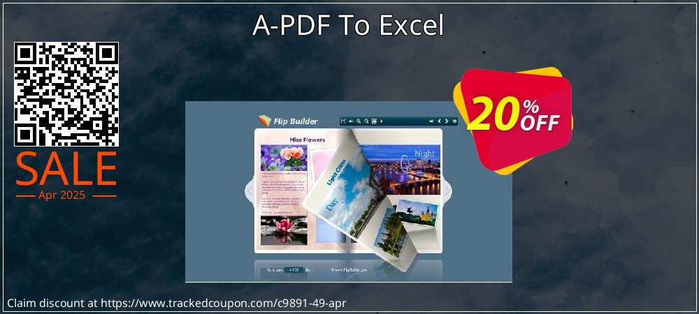 A-PDF To Excel coupon on April Fools' Day offering sales