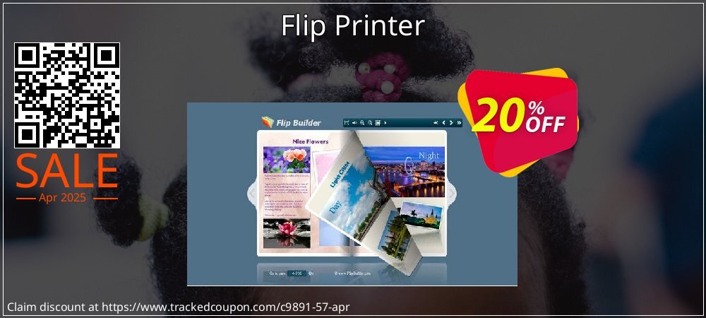 Flip Printer coupon on April Fools' Day offering sales