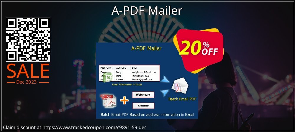 A-PDF Mailer coupon on Earth Hour super sale