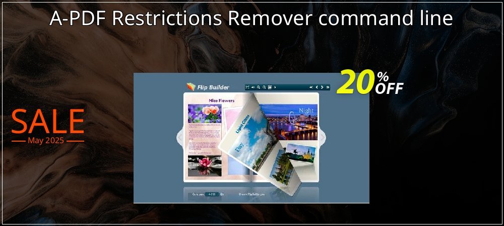 A-PDF Restrictions Remover command line coupon on Constitution Memorial Day super sale