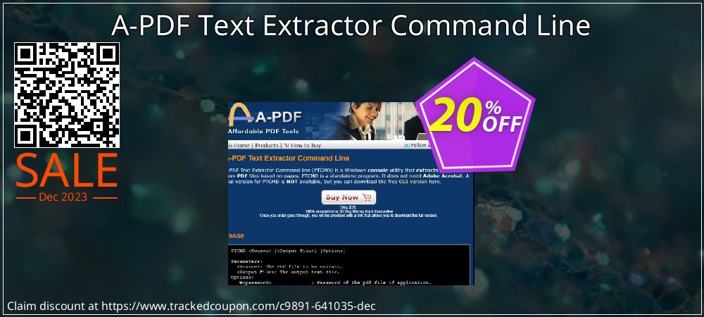 A-PDF Text Extractor Command Line coupon on Mother Day offering discount