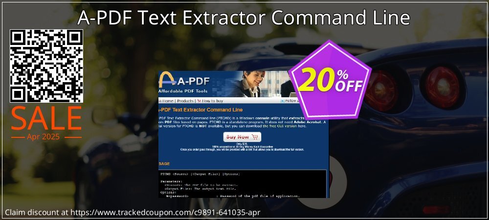 A-PDF Text Extractor Command Line coupon on Mother's Day offering discount