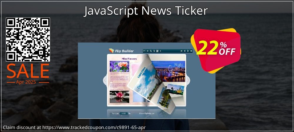 JavaScript News Ticker coupon on Mother Day offering sales