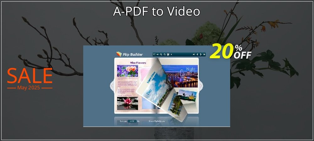 A-PDF to Video coupon on World Party Day deals