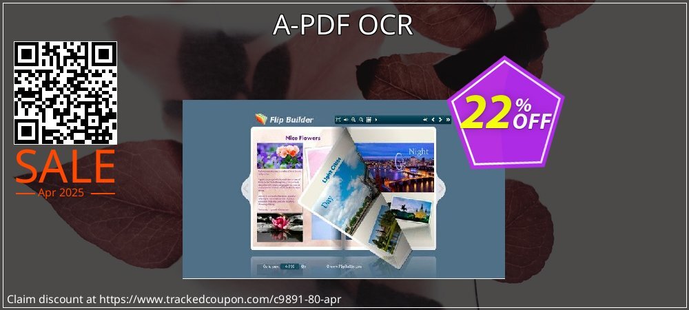 A-PDF OCR coupon on World Backup Day sales