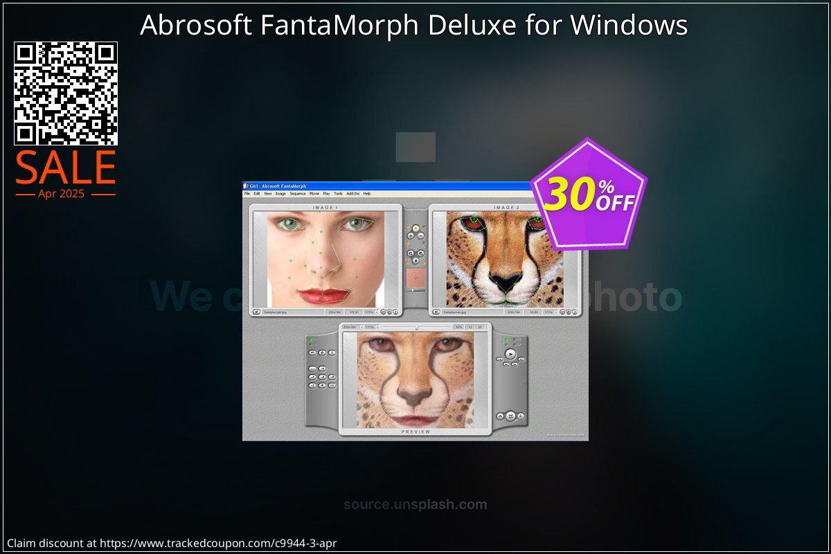 Abrosoft FantaMorph Deluxe for Windows coupon on Easter Day offering discount