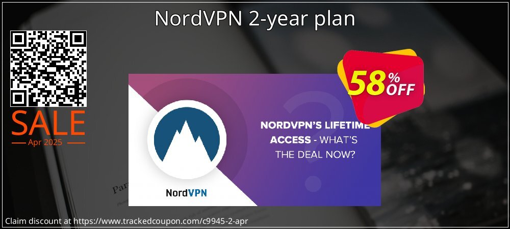 NordVPN 2-year plan coupon on April Fools' Day offering discount