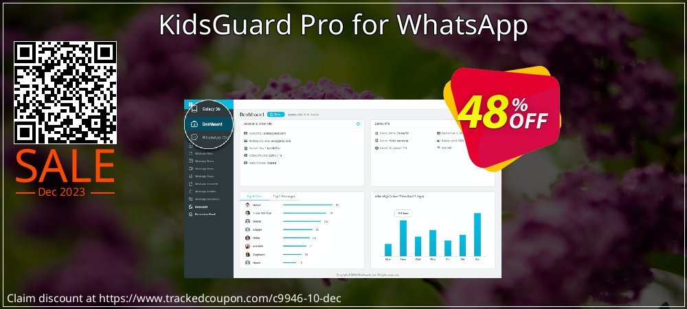 KidsGuard Pro for WhatsApp coupon on World Backup Day discount