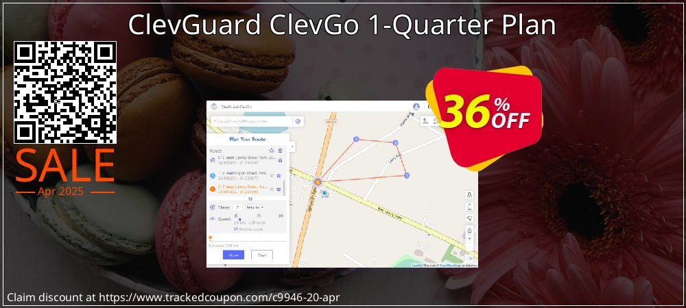 ClevGuard ClevGo 1-Quarter Plan coupon on National Walking Day offering sales