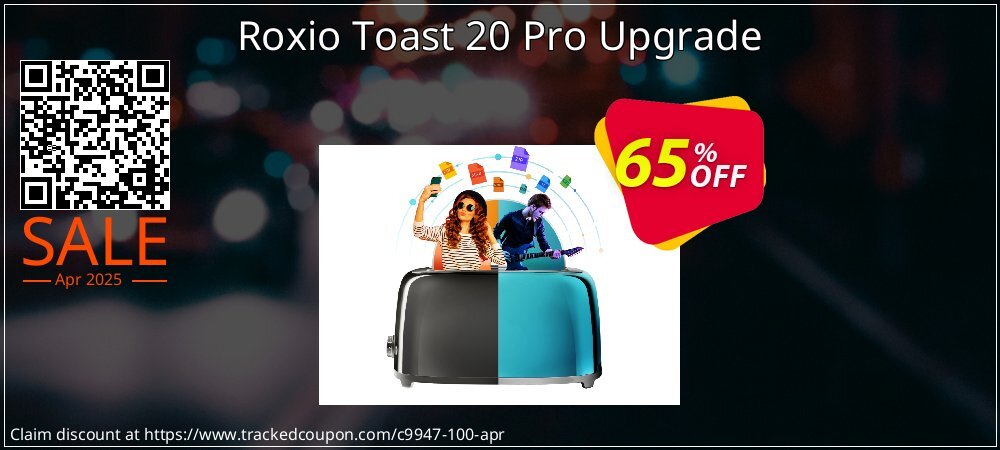 Roxio Toast 20 Pro Upgrade coupon on National Walking Day offering sales