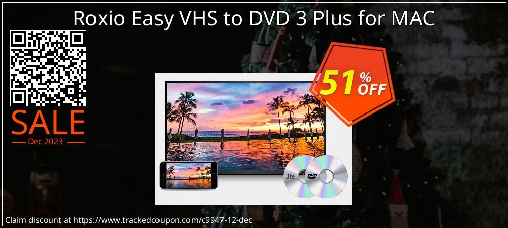 Roxio Easy VHS to DVD 3 Plus for MAC coupon on April Fools' Day discounts