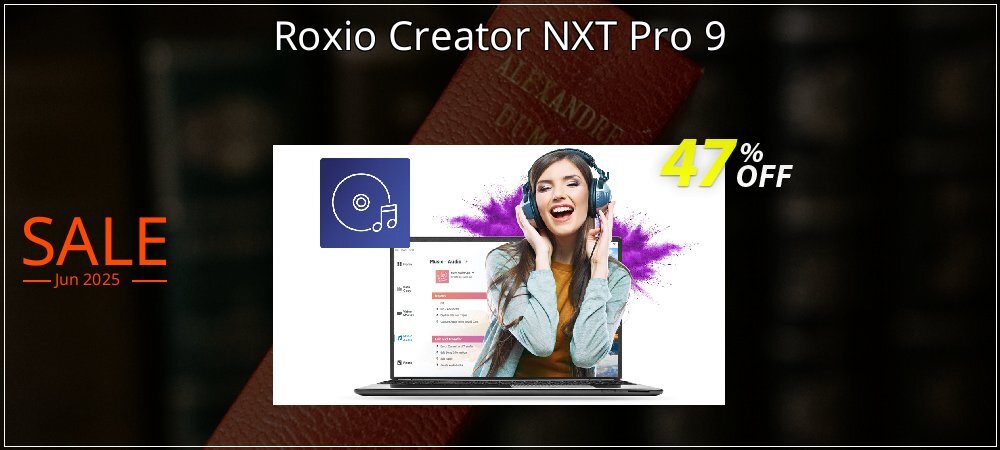 Roxio Creator NXT Pro 9 coupon on April Fools Day offering sales