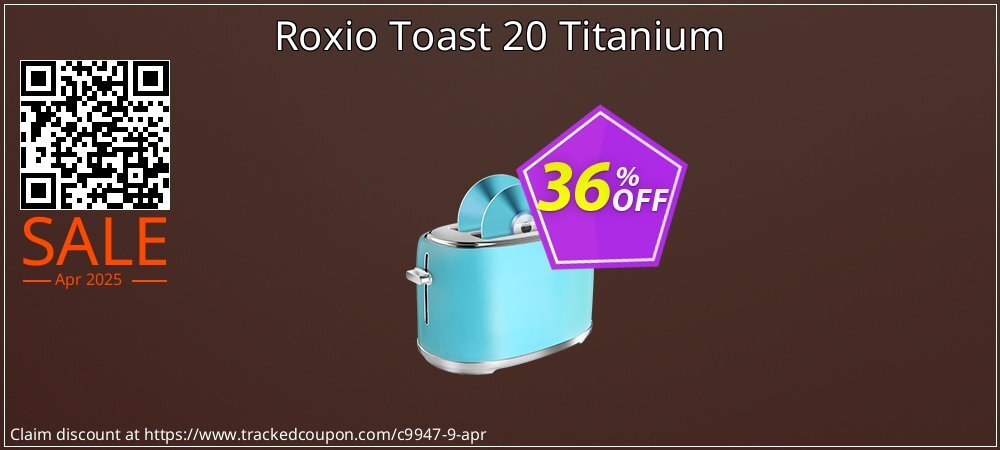 Roxio Toast 20 Titanium coupon on Tell a Lie Day offering discount