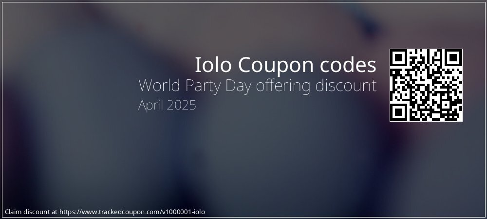 Iolo Coupon discount, offer to 2025