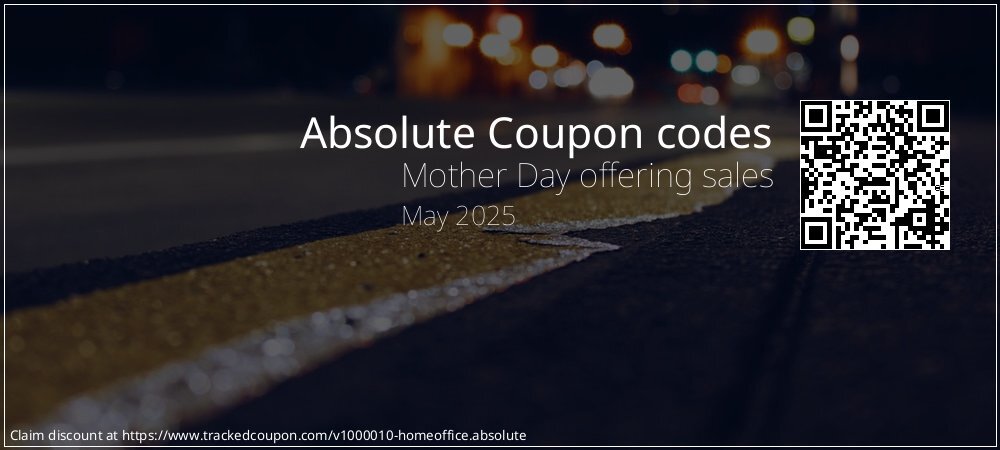 Absolute Coupon discount, offer to 2025