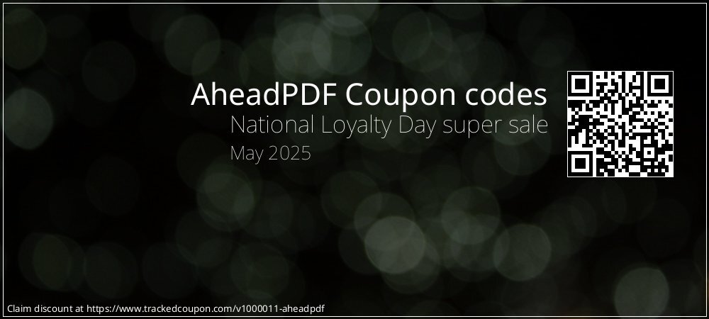 AheadPDF Coupon discount, offer to 2023
