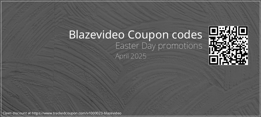 Blazevideo Coupon discount, offer to 2024