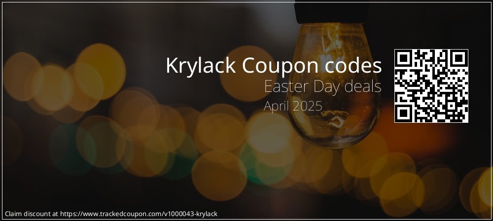 Krylack Coupon discount, offer to 2024