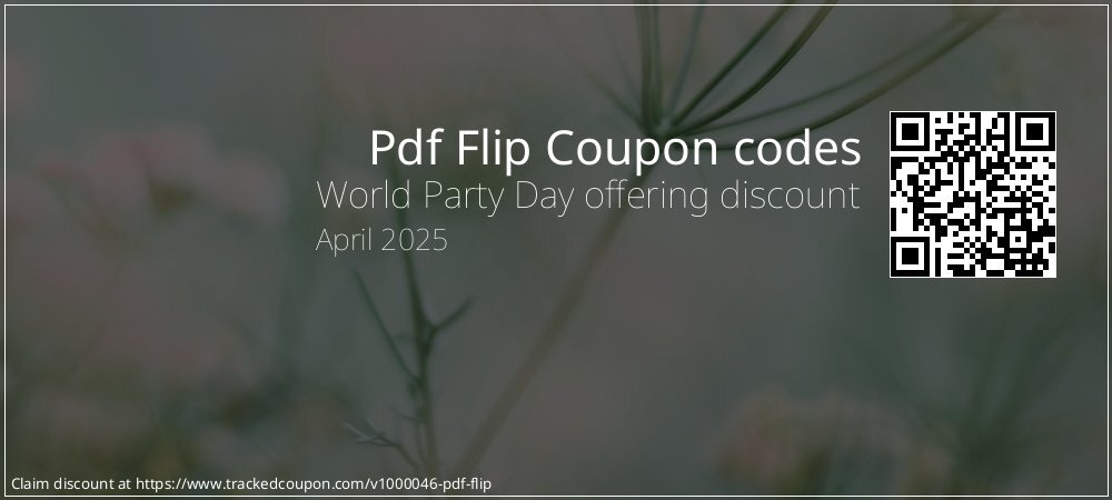 Pdf Flip Coupon discount, offer to 2024