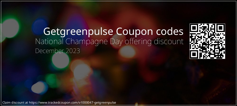 Getgreenpulse Coupon discount, offer to 2024