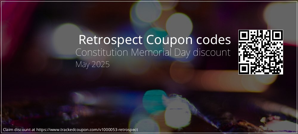 Retrospect Coupon discount, offer to 2024