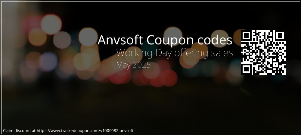 Anvsoft Coupon discount, offer to 2025