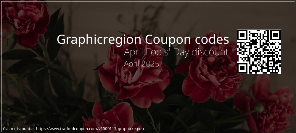 Graphicregion Coupon discount, offer to 2024