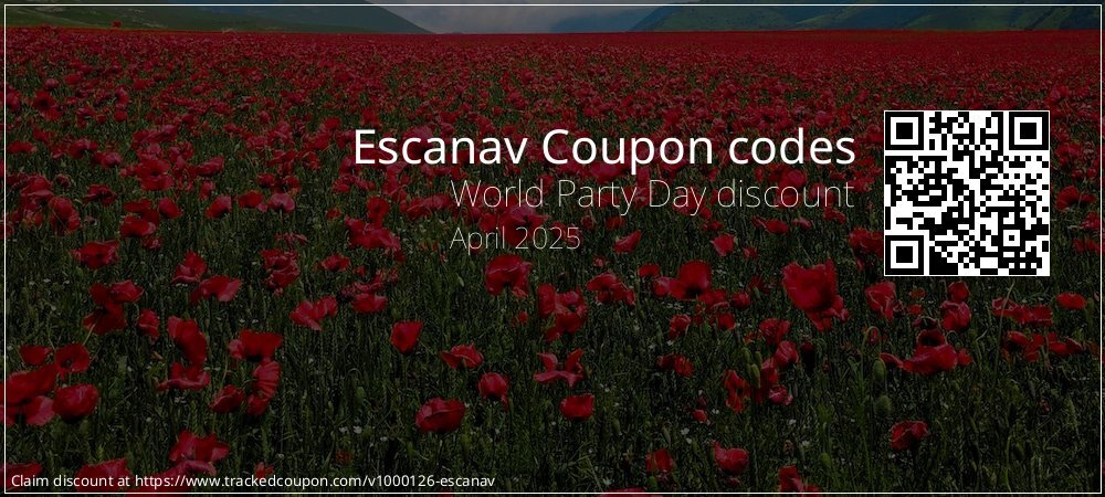 Escanav Coupon discount, offer to 2025