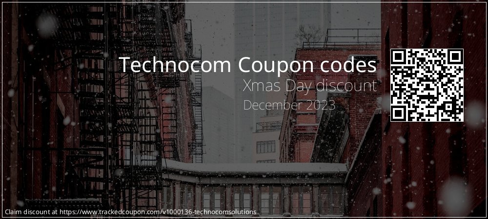 Technocom Coupon discount, offer to 2022