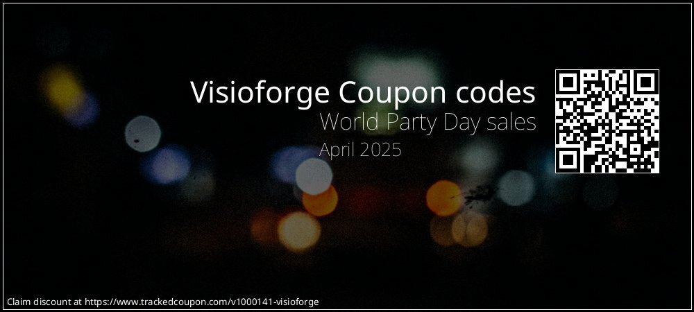 Visioforge Coupon discount, offer to 2024