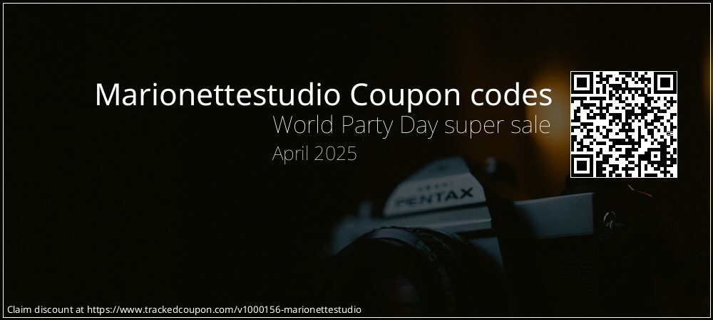 Marionettestudio Coupon discount, offer to 2024