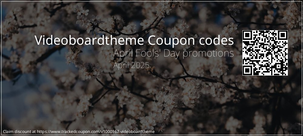 Videoboardtheme Coupon discount, offer to 2024