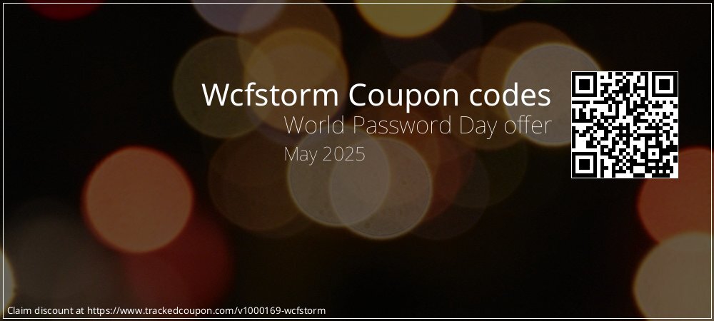 Wcfstorm Coupon discount, offer to 2023