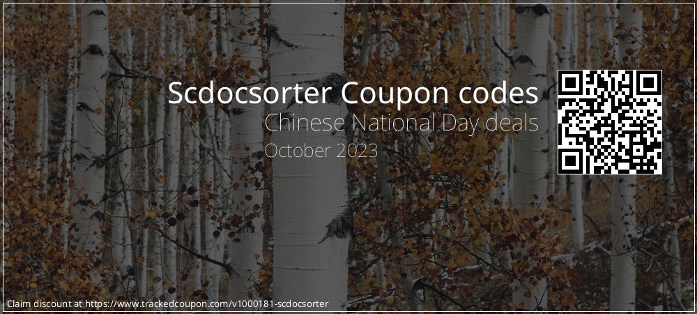 Scdocsorter Coupon discount, offer to 2023