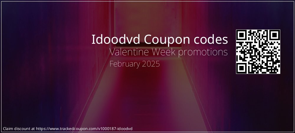 Idoodvd Coupon discount, offer to 2024