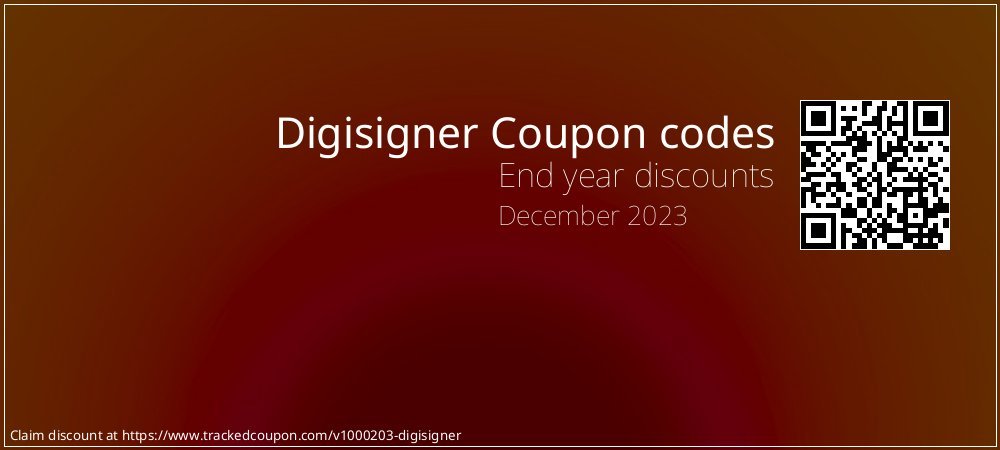 Digisigner Coupon discount, offer to 2023