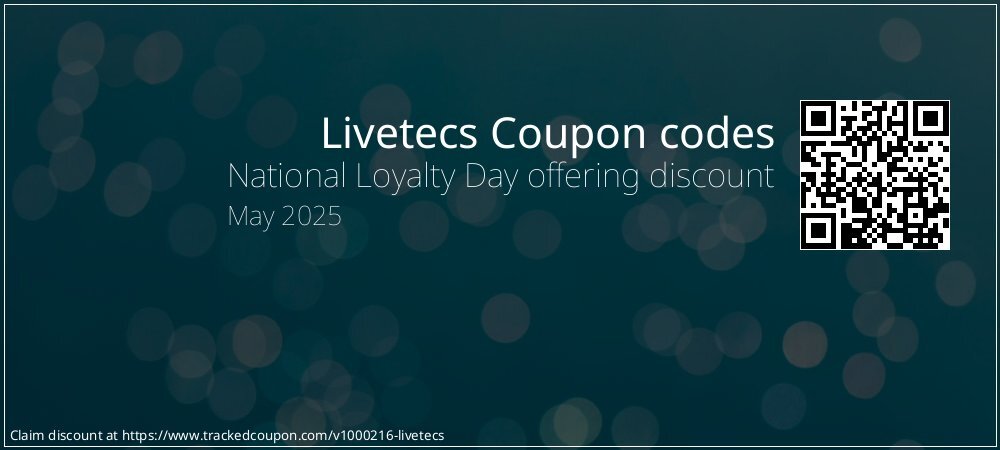 Livetecs Coupon discount, offer to 2025