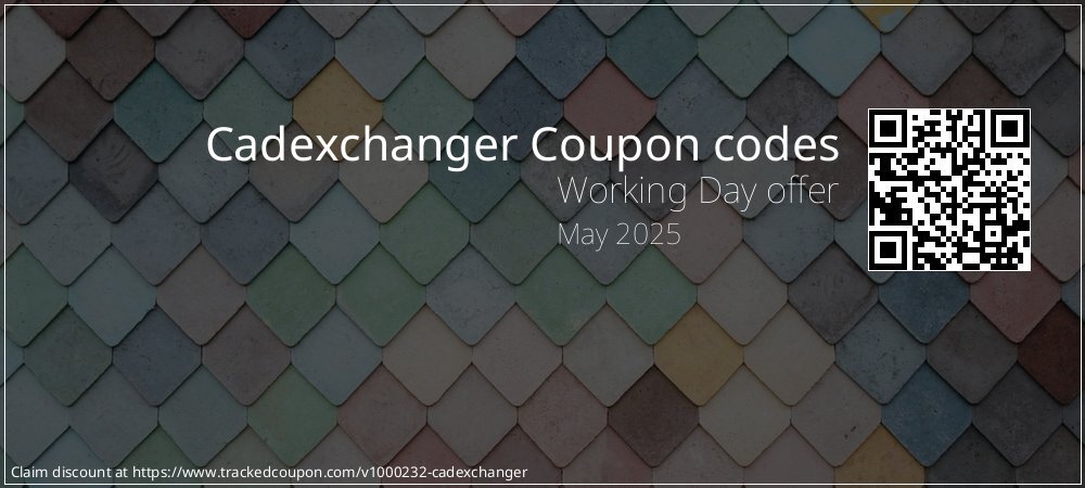 Cadexchanger Coupon discount, offer to 2024