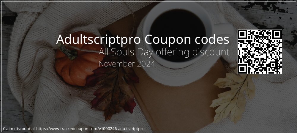 Adultscriptpro Coupon discount, offer to 2024