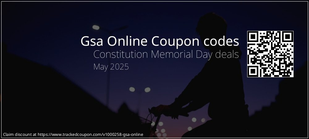 Gsa Online Coupon discount, offer to 2024