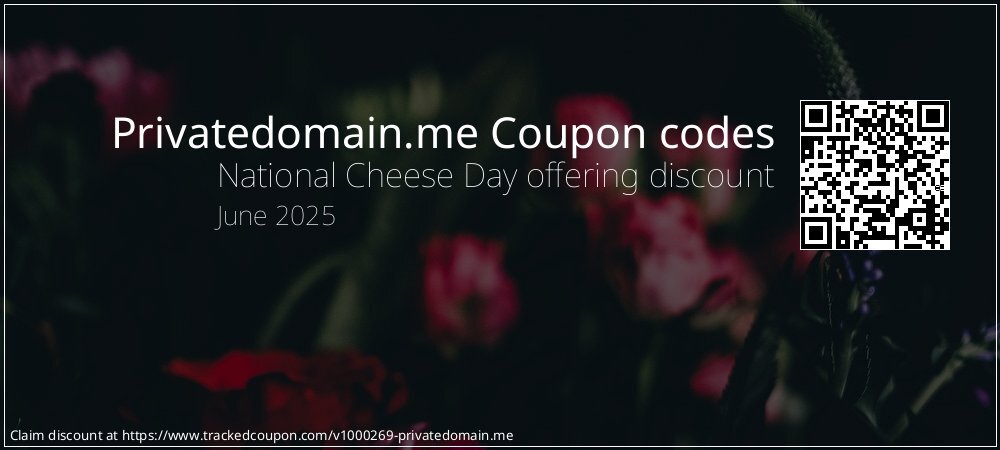 Privatedomain.me Coupon discount, offer to 2025
