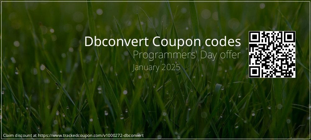 Dbconvert Coupon discount, offer to 2024