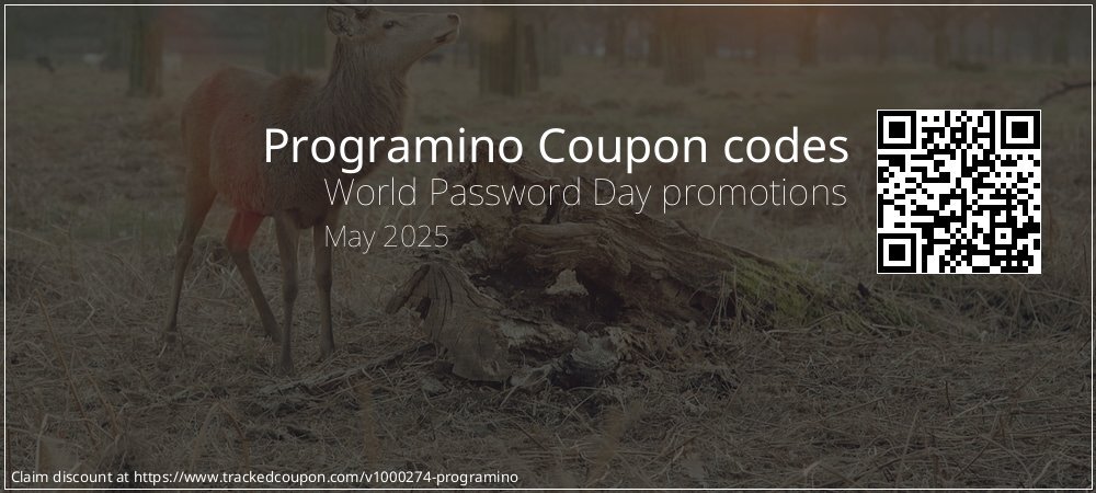 Programino Coupon discount, offer to 2024