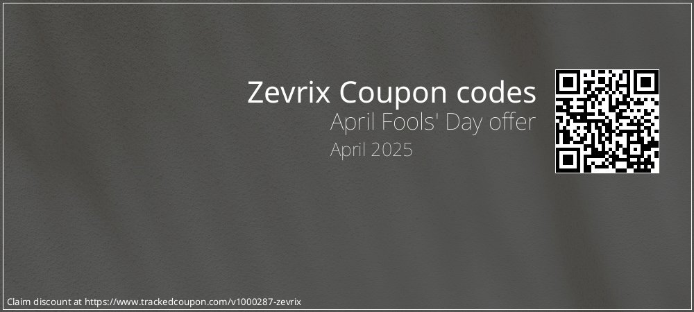 Zevrix Coupon discount, offer to 2025