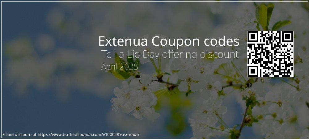 Extenua Coupon discount, offer to 2025
