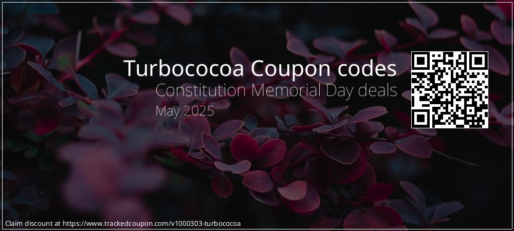 Turbococoa Coupon discount, offer to 2025