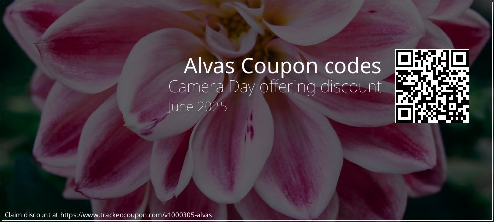 Alvas Coupon discount, offer to 2025