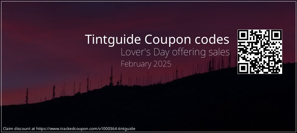 Tintguide Coupon discount, offer to 2025